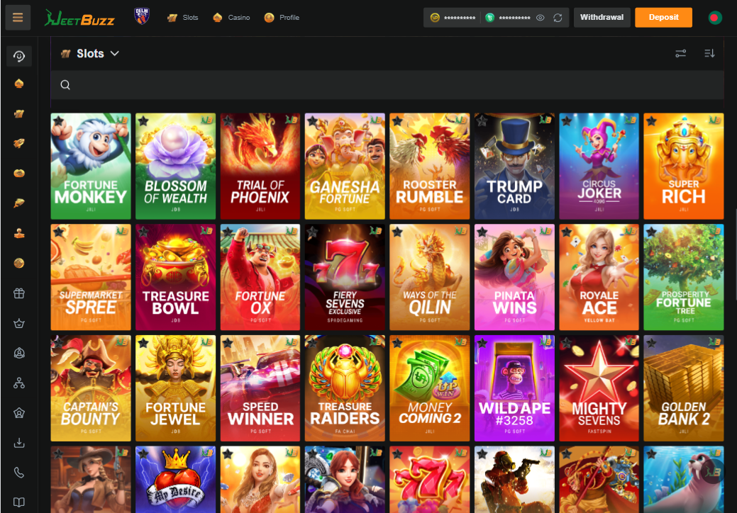 JeetBuzz Bangladesh slot machines with bonus rounds